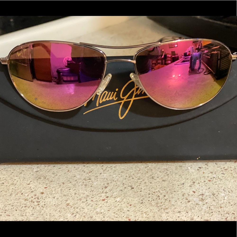 Maui Jim’s Beach Baby Sunglasses PINK